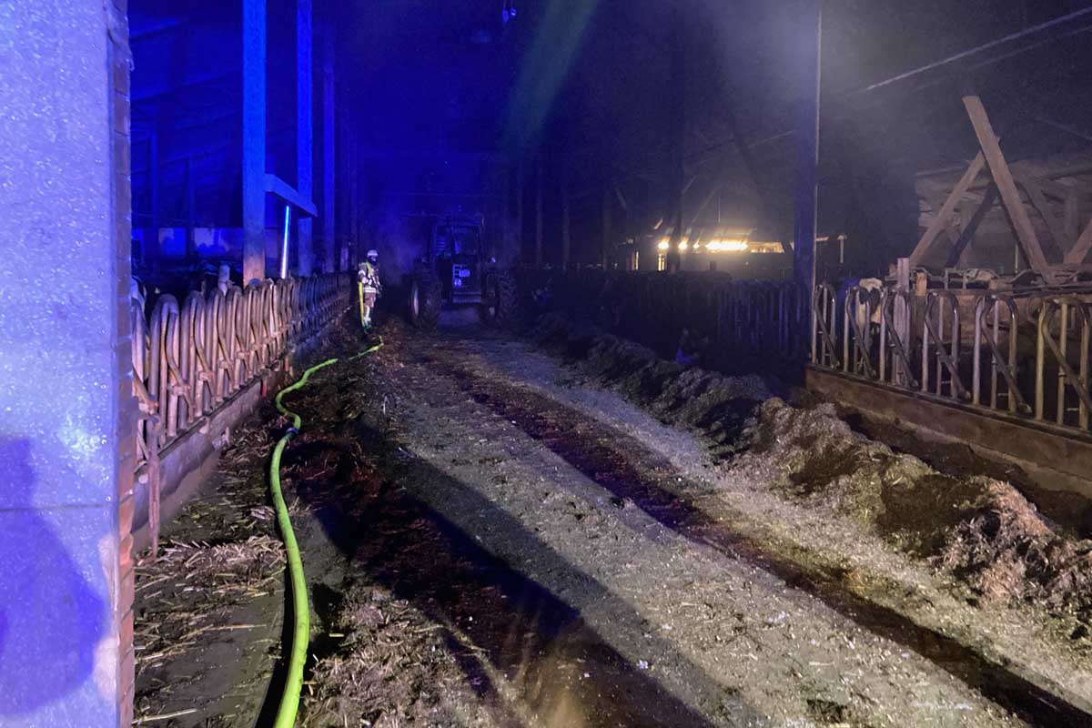 Insgesamt dauerte der Einsatz rund zwei Stunden