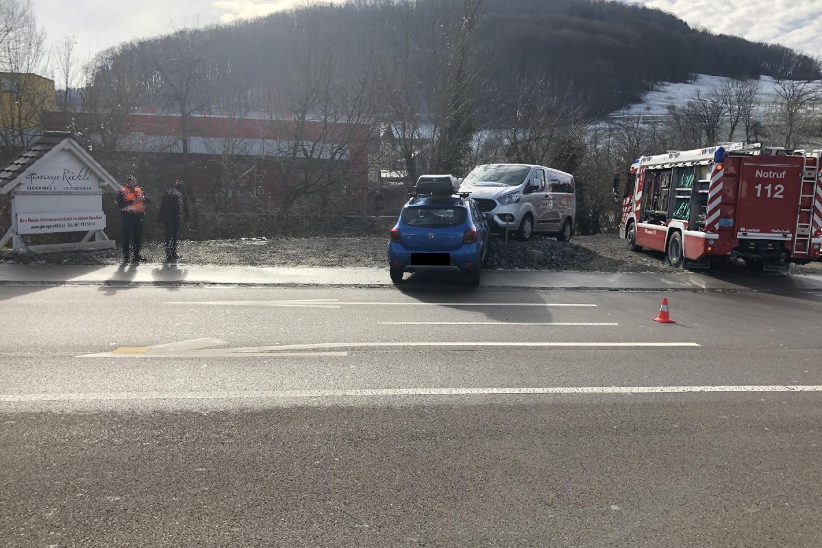 In Gelterkinden BL kam es heute zu einem Dominoeffekt.