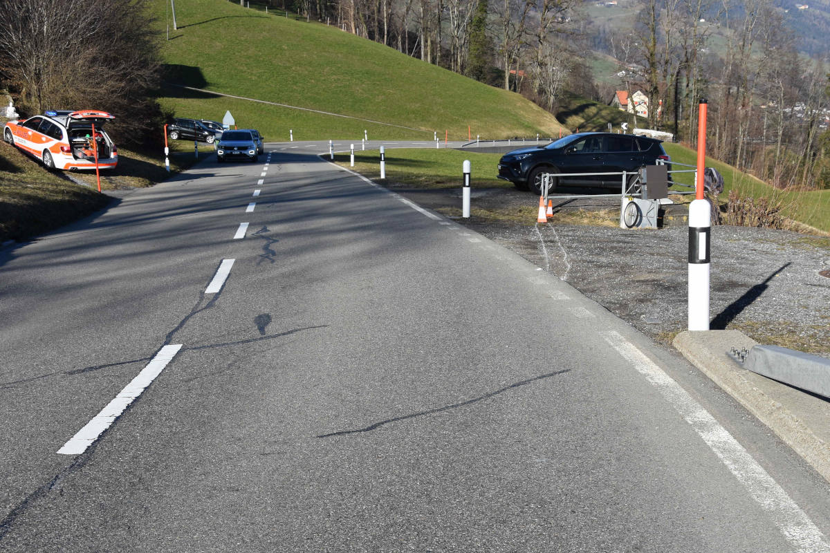 Altstätten SG – Motorradfahrer nach Selbstunfall verletzt