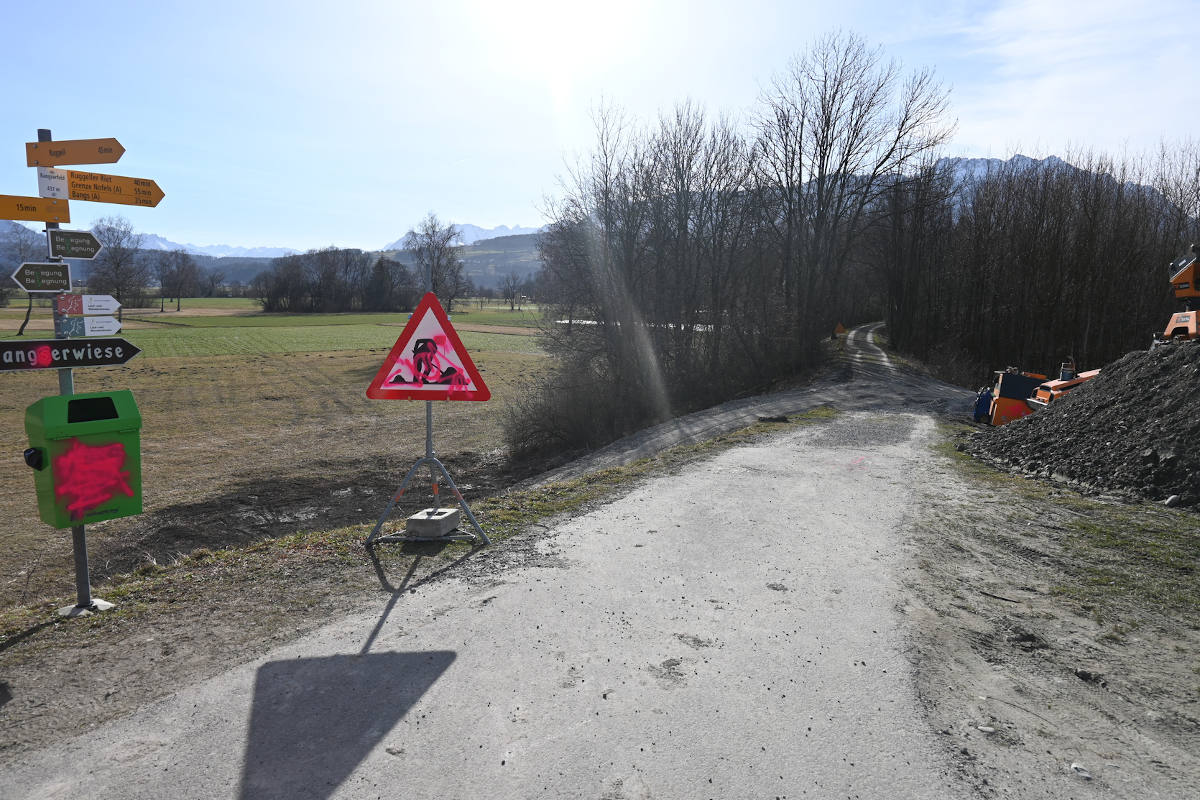 Ruggell – Sachbeschädigung bei Baustelle