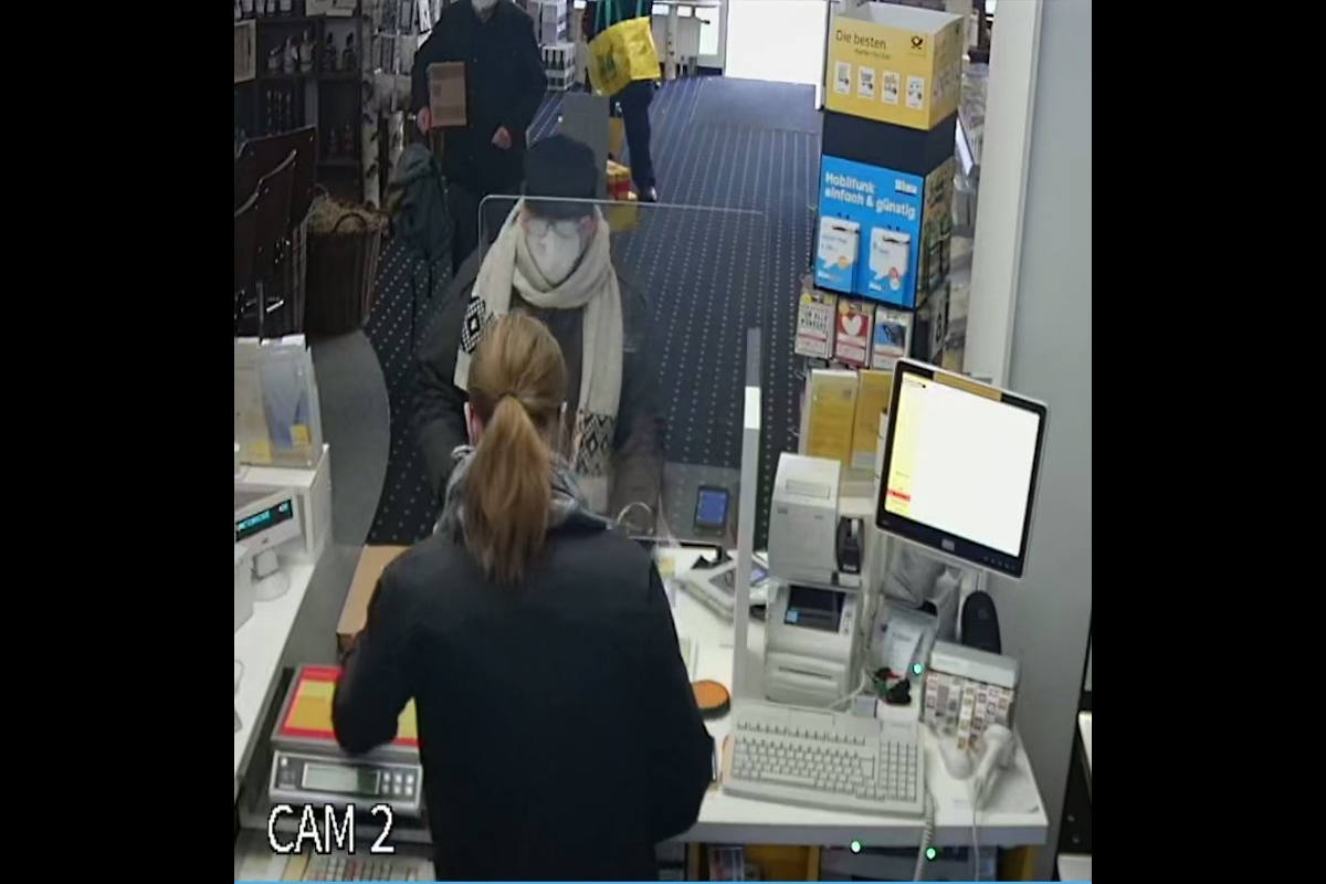 Bild des mutmaßlichen Paketbombers aus Ulm