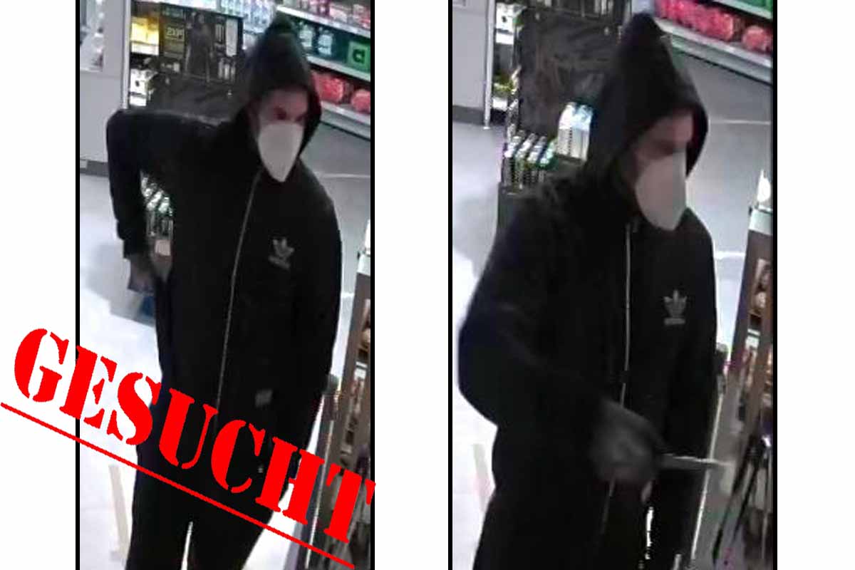 Stader Polizei fahndet mit Täterfoto nach Tankstellenräuber