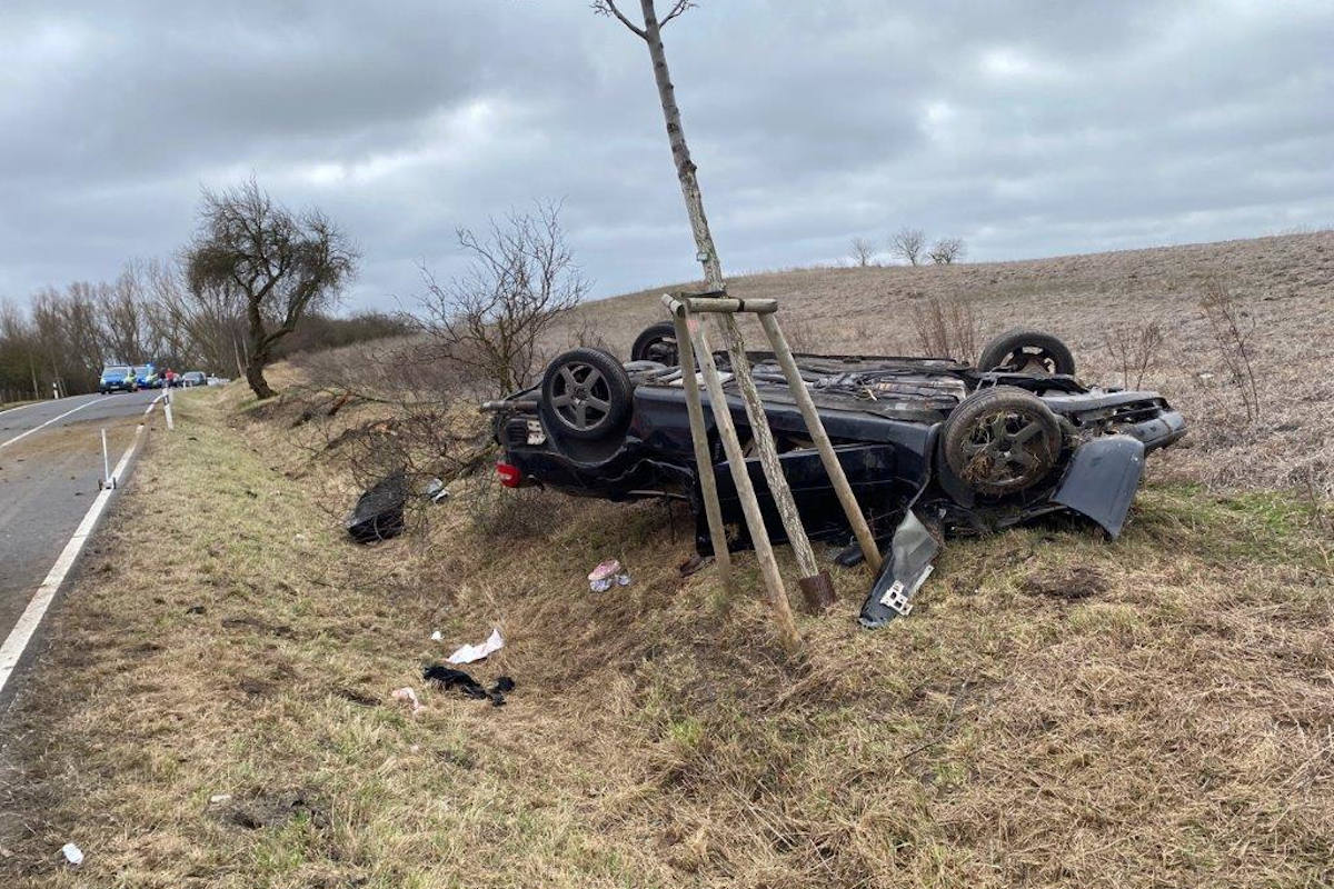 Neubrandenburg – Verkehrsunfall mit zwei verletzten Personen