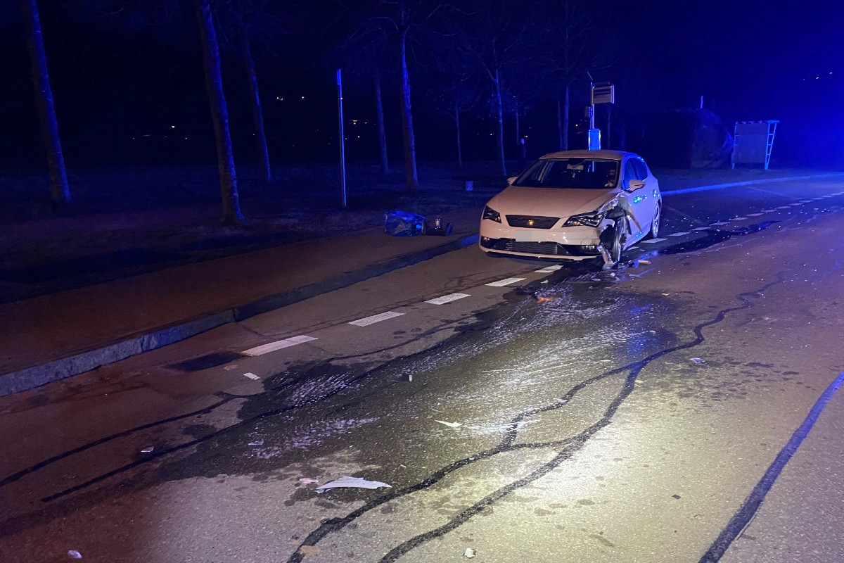 Eine Person verletzte sich.