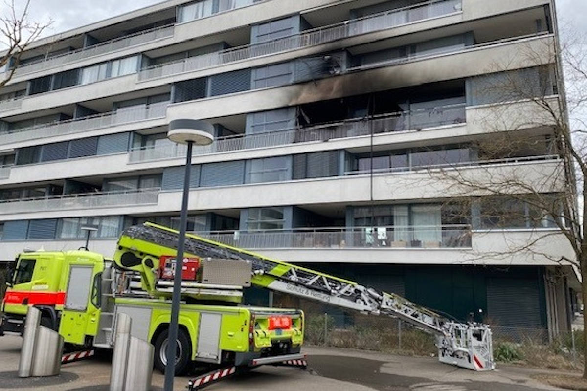 Zürich – Mehrere Brände und Sturm «Luis» forderten die Feuerwehr