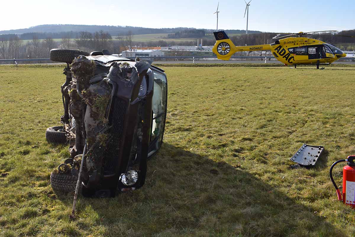 Die 48-jährige Fahrerin erlitt in Reichweiler schwere Verletzungen und wurde von Ersthelfern aus ihrem Pkw befreit