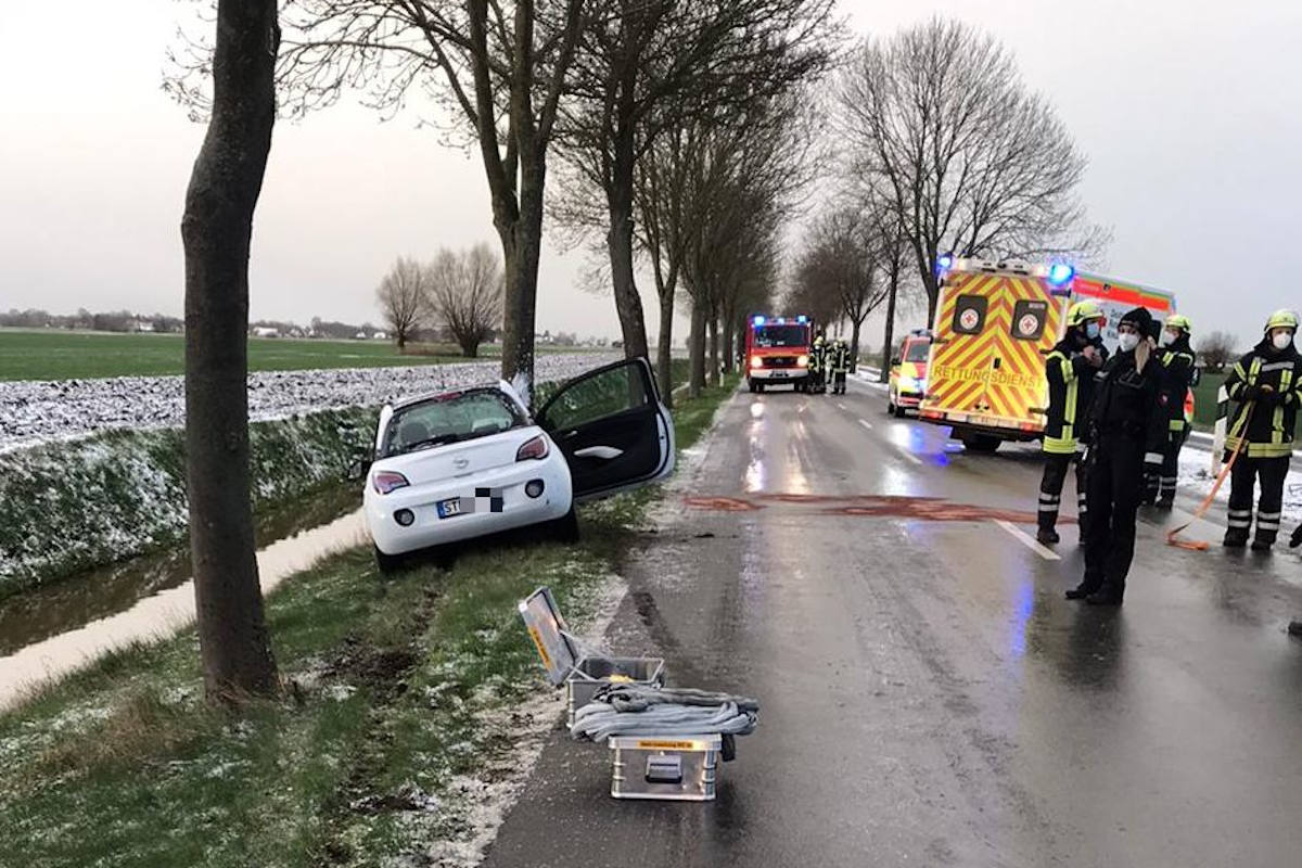 Autofahrerin bei Unfall in Ritschermoor schwer verletzt