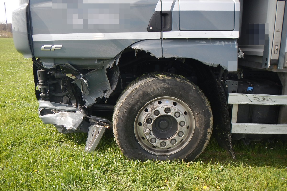 In Bürglen TG kam es heute zu einem heftigen Crash.