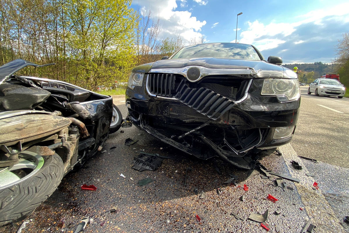 Rollerfahrerin bei Auffahrkollision in Rheinfelden verletzt