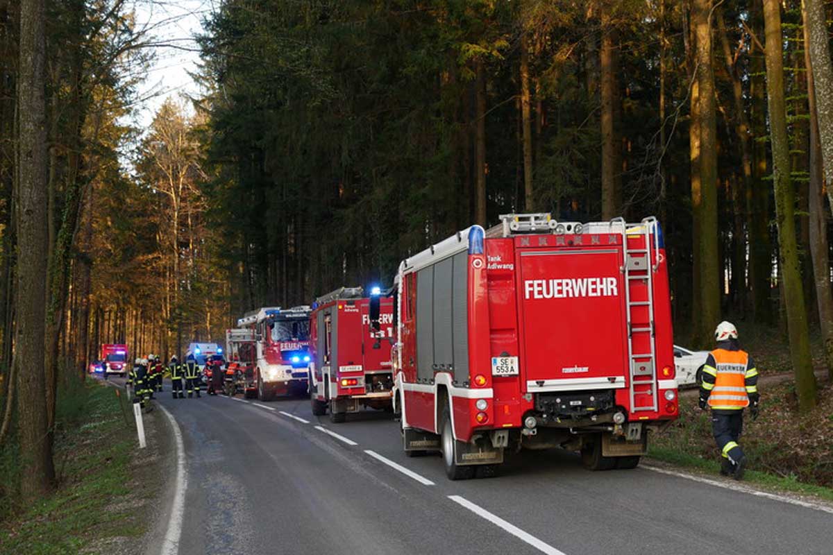Die medizinische Versorgung übernahm das Rote Kreuz gemeinsam mit dem Notarzt