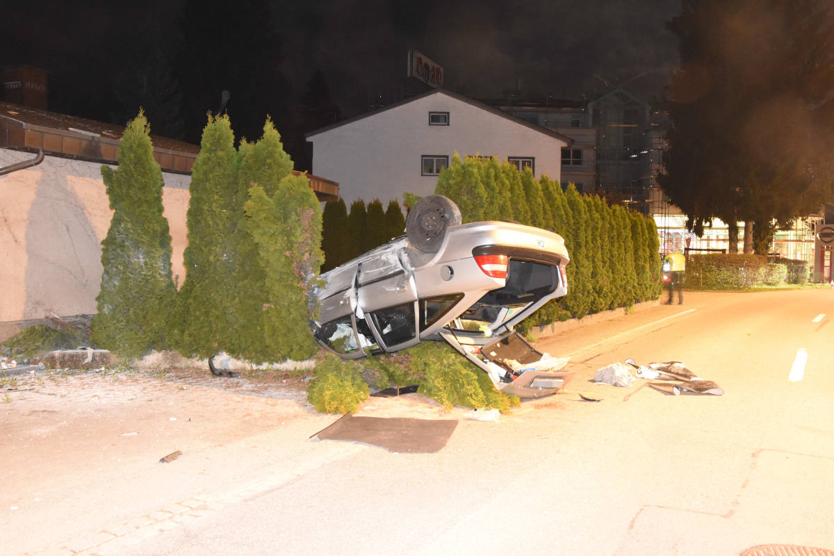 Auf Strolchenfahrt in Oberbüren verunfallt