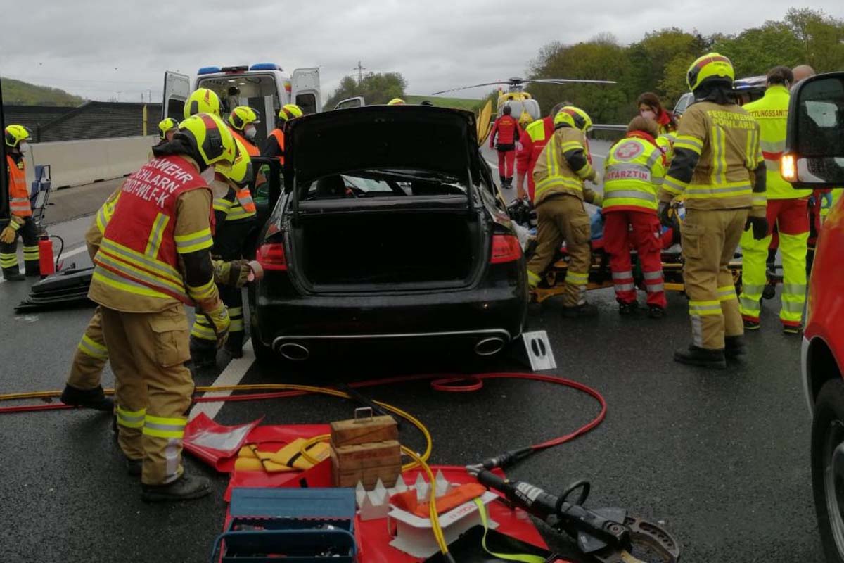 Verkehrsunfall mit Personenschaden im Bezirk Melk
