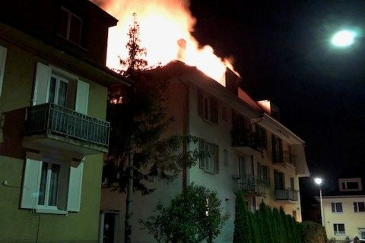 In Olten SO brannte am 07.05.2021 eine Liegenschaft.