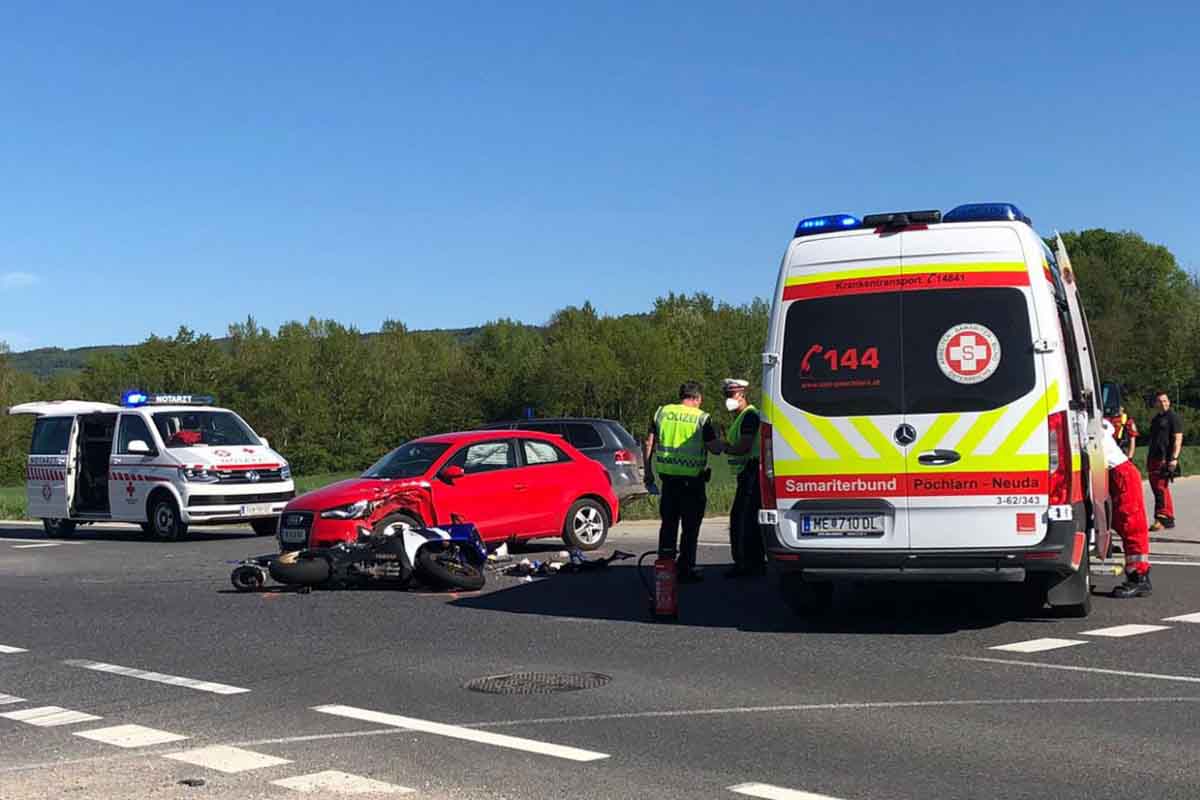 Tragischer Verkehrsunfall auf der B1