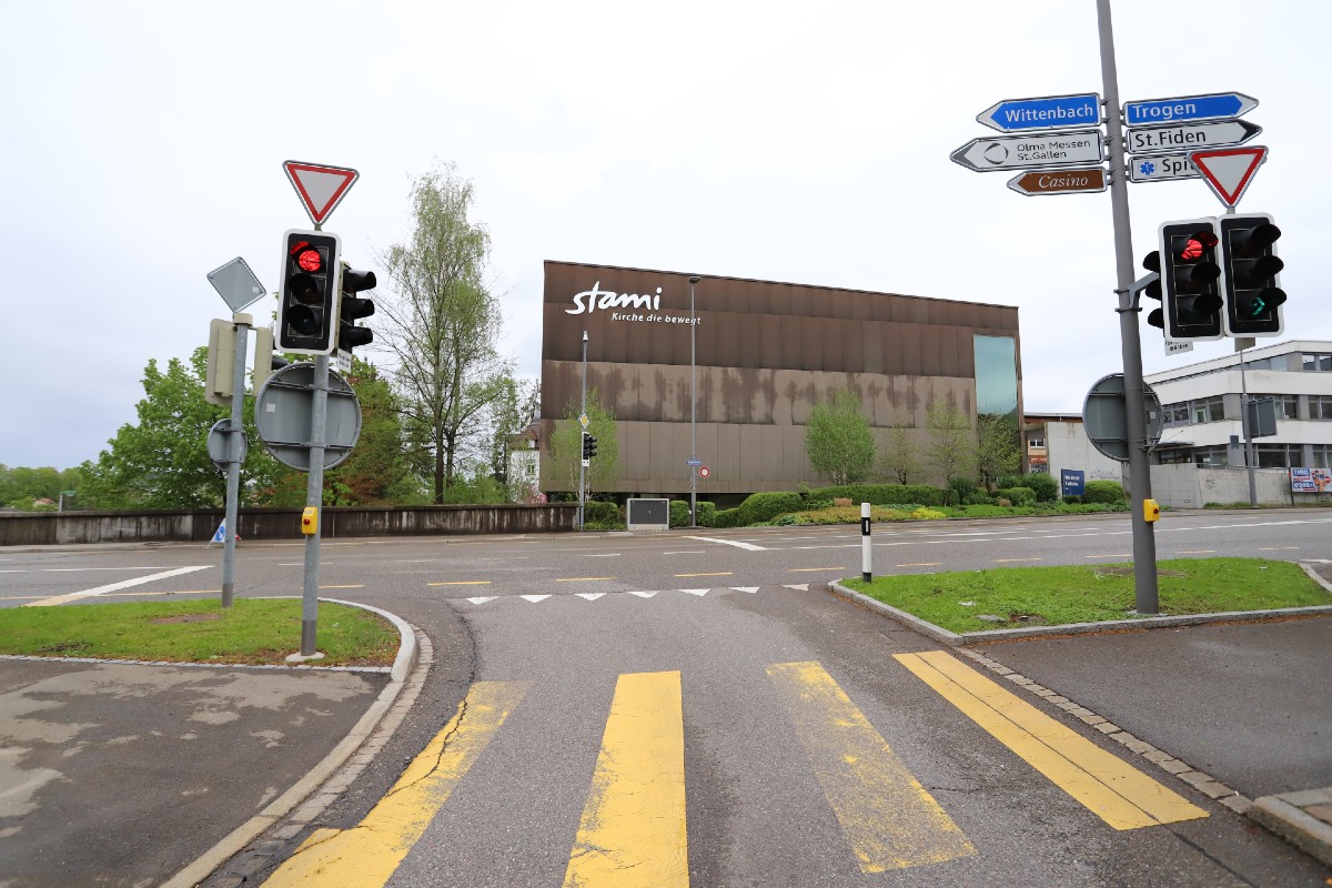 Gestern kam es in St. Gallen zu einer Auffahrkollision.