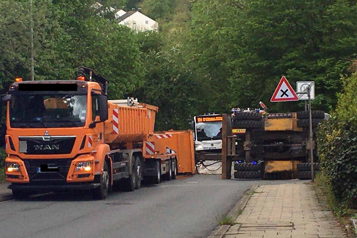 Heute ist es in Hattingen zu einem Arbeitsunfall gekommen