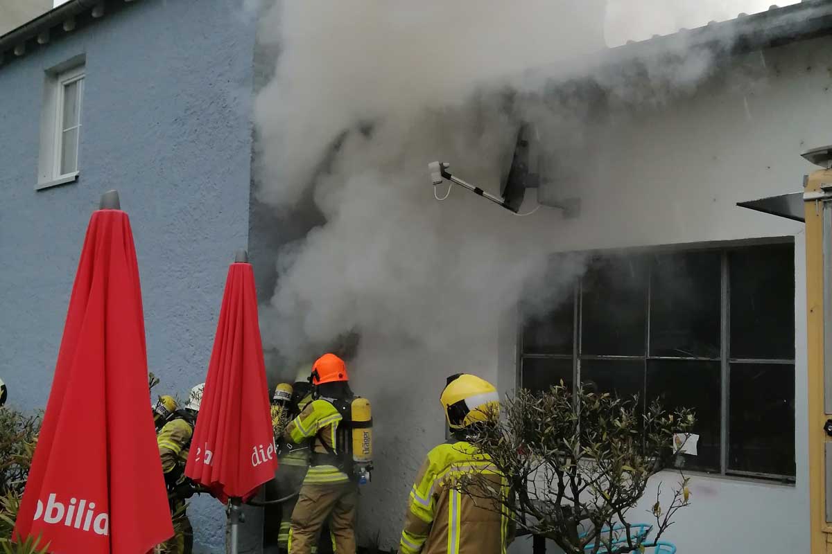 Gestern brach in Döttingen einen Brand aus