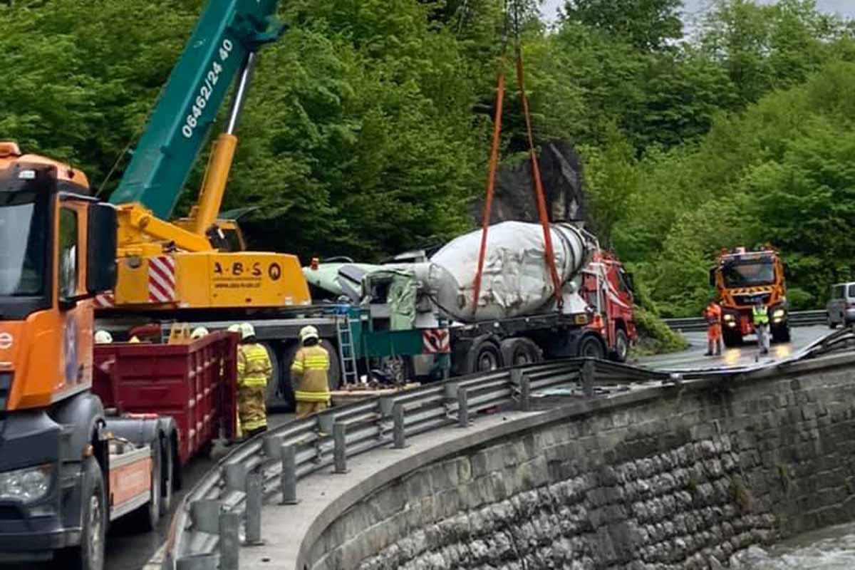 LKW Unfall in Hüttau