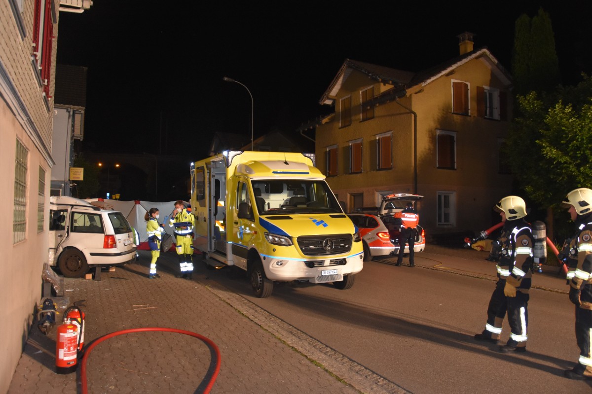 Der tragische Unfall heute Nacht in Uzwil SG.