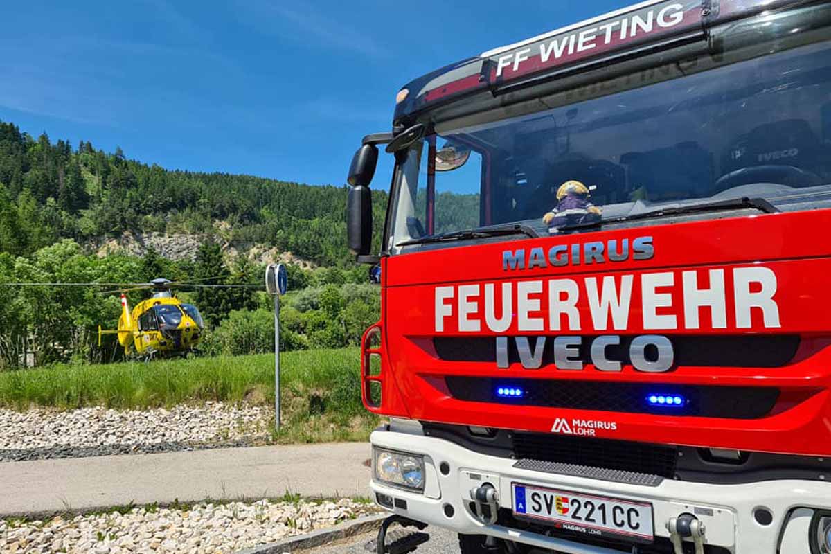 Schwerer Unfall in Wietersdorf