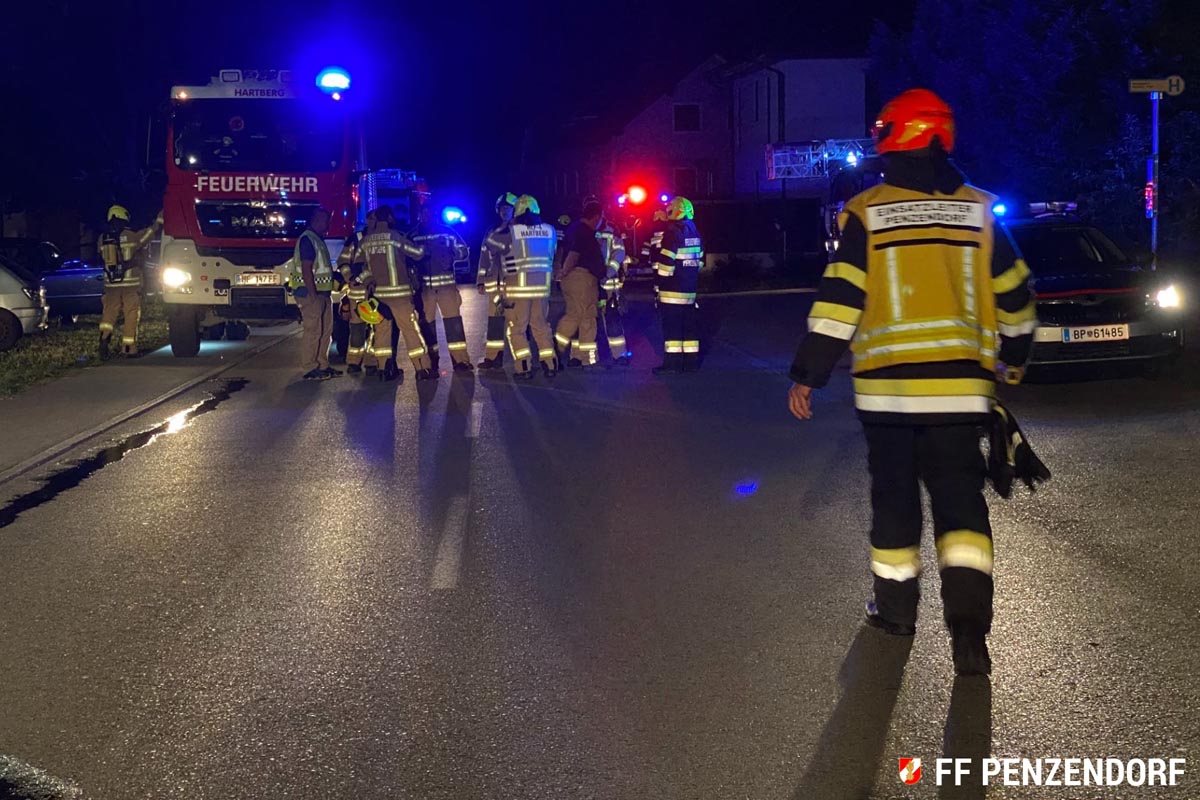 Küchenbrand in einer Asylunterkunft in Greinbach