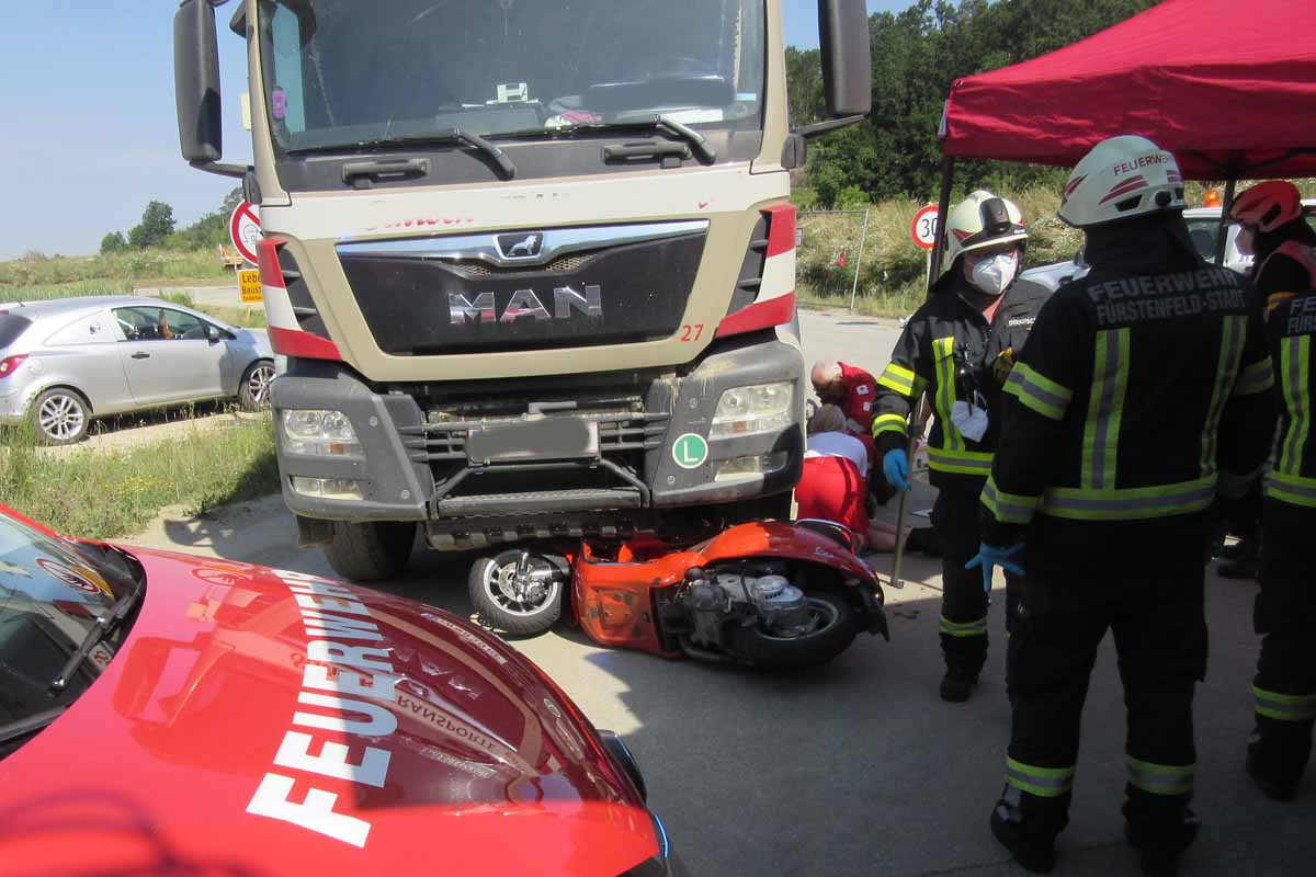 Unfall in Fürstenfeld