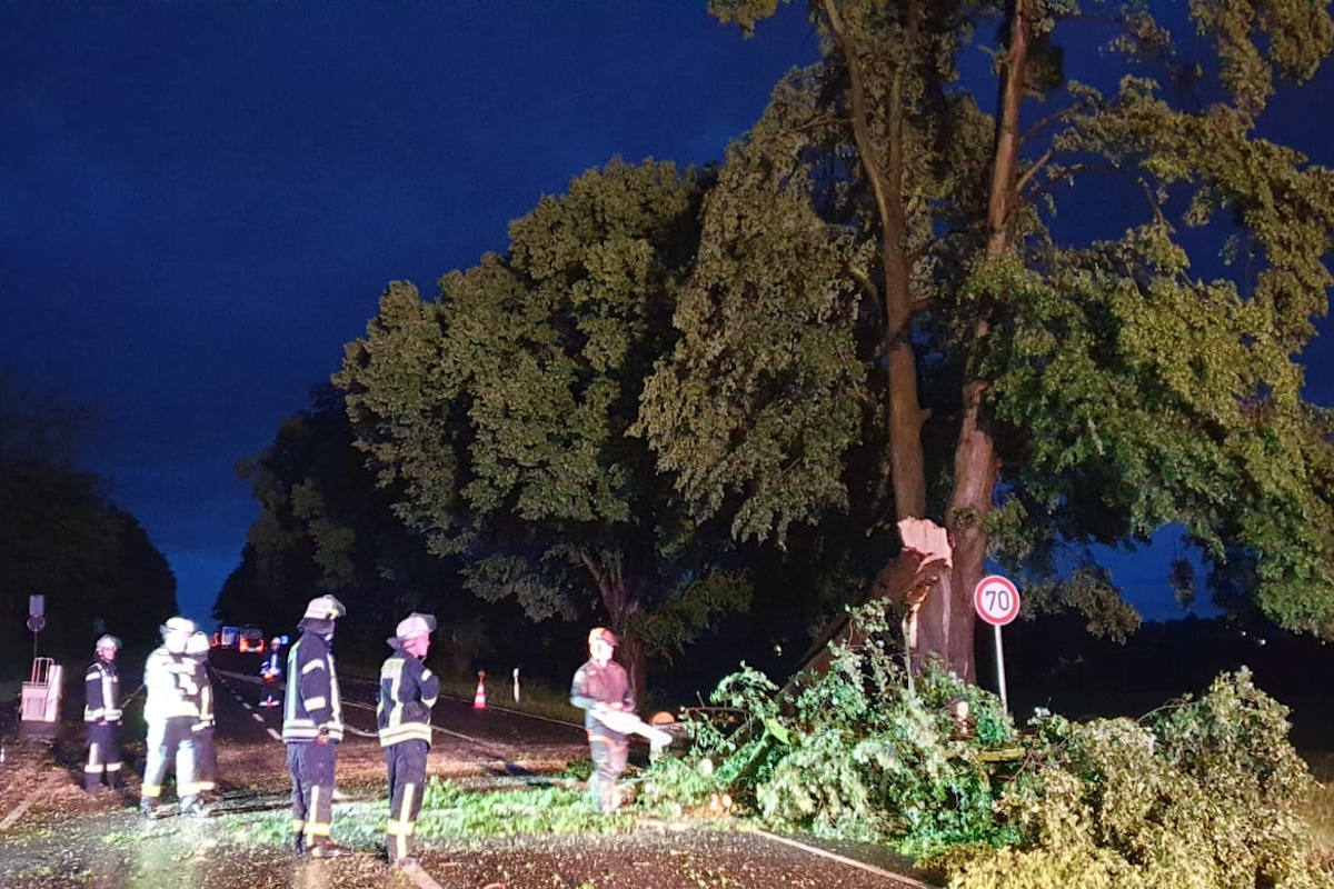 18 Gewittereinsätze in Königswinter in der Nacht zu Sonntag