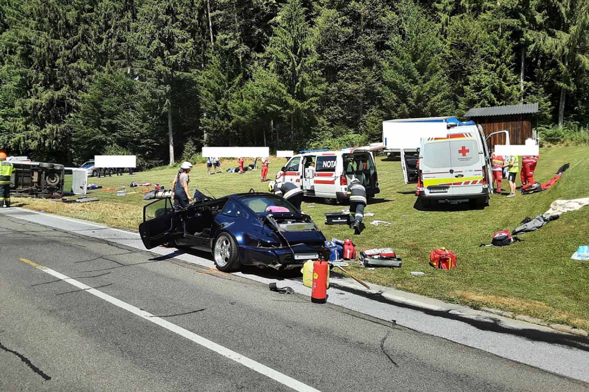 Schwerer Verkehrsunfall in Pöls