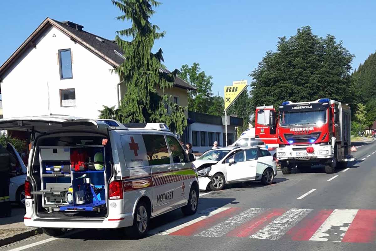 Unfall in Liebenfels