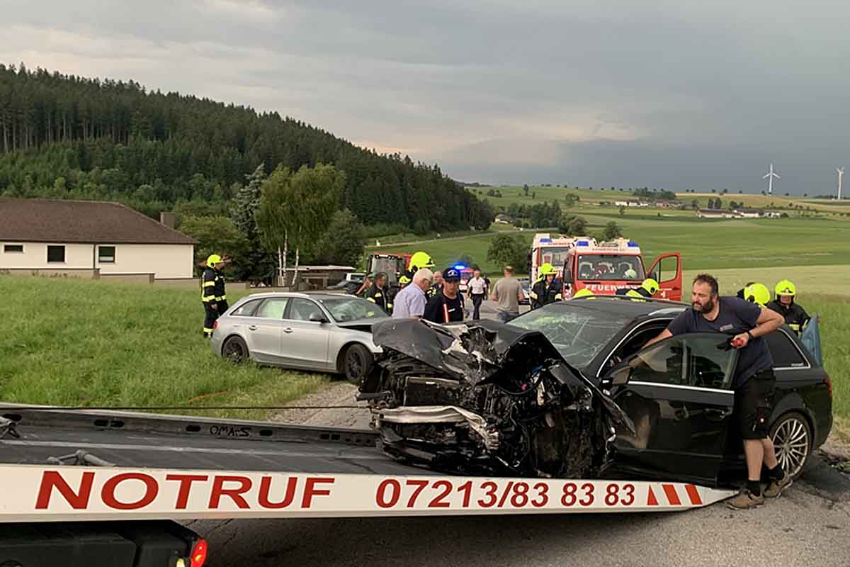 Schwerer Unfall in Schenkenfelden