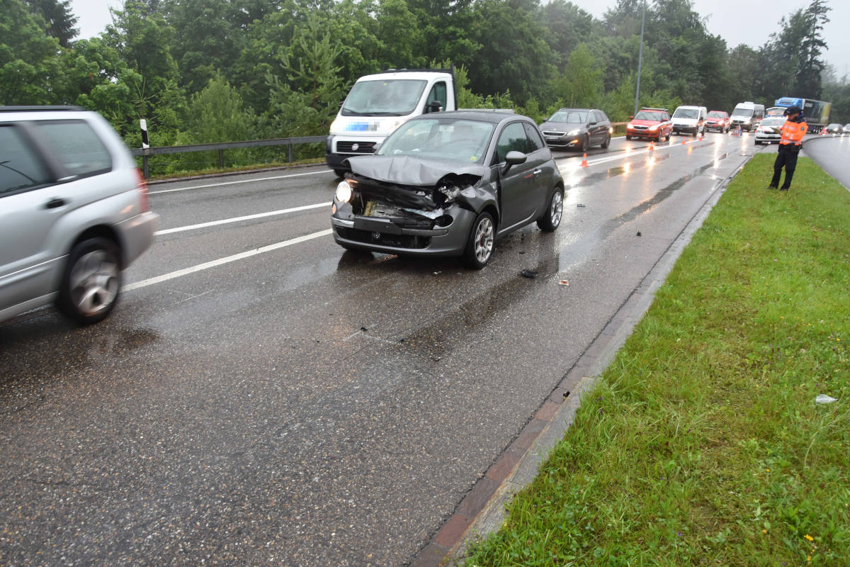 Unfallsituation in Rapperswil Jona