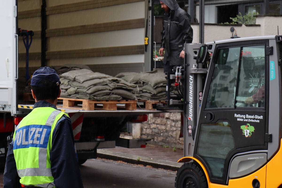 Basel – Teilstab der KKO beschliesst weitere Massnahmen gegen das Hochwasser