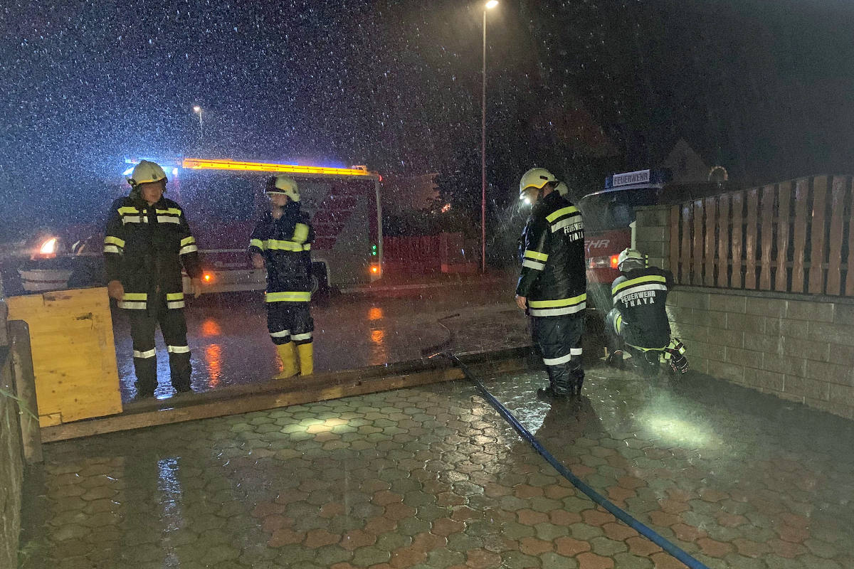 Feuerwehreinsatz in der Ortschaft Großgerharts