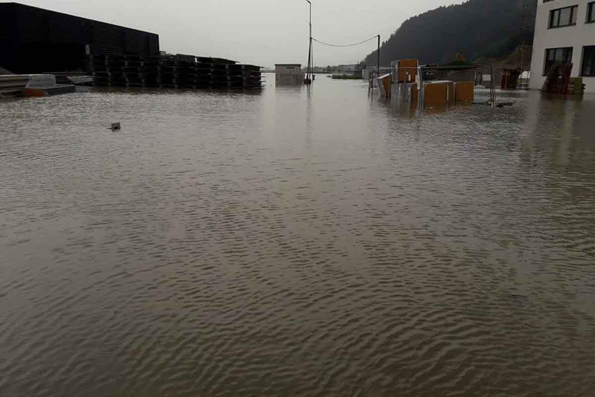 Hochwasser im Bezirk Schwaz