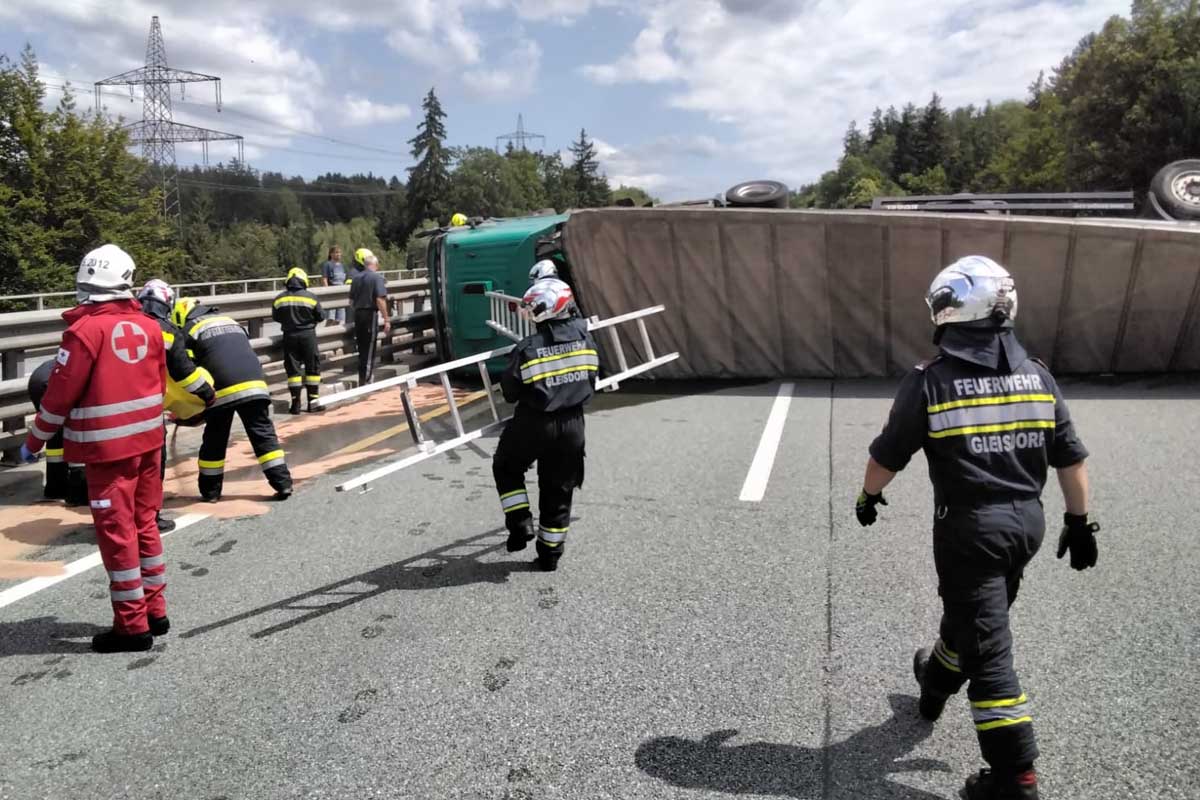 Unfall in Gleisdorf