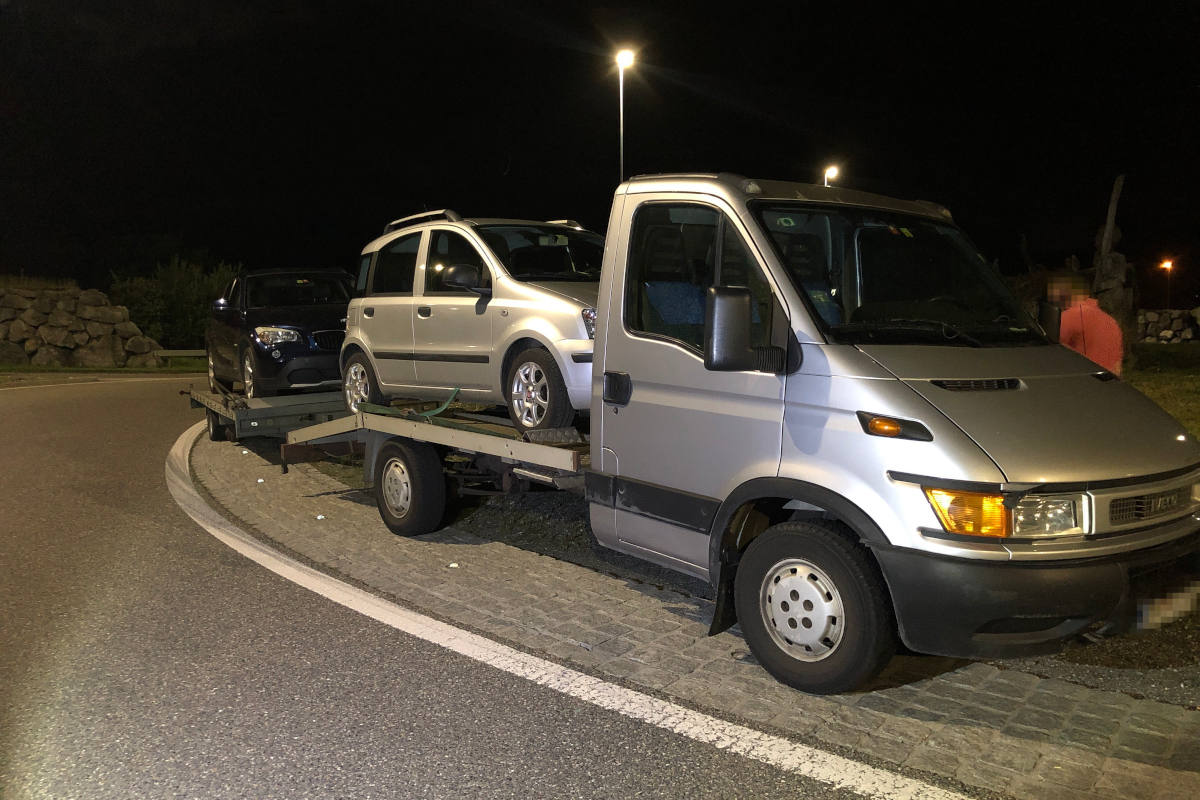 24-jähriger Chauffeur mit gefährlichem Gespann in Widnau unterwegs