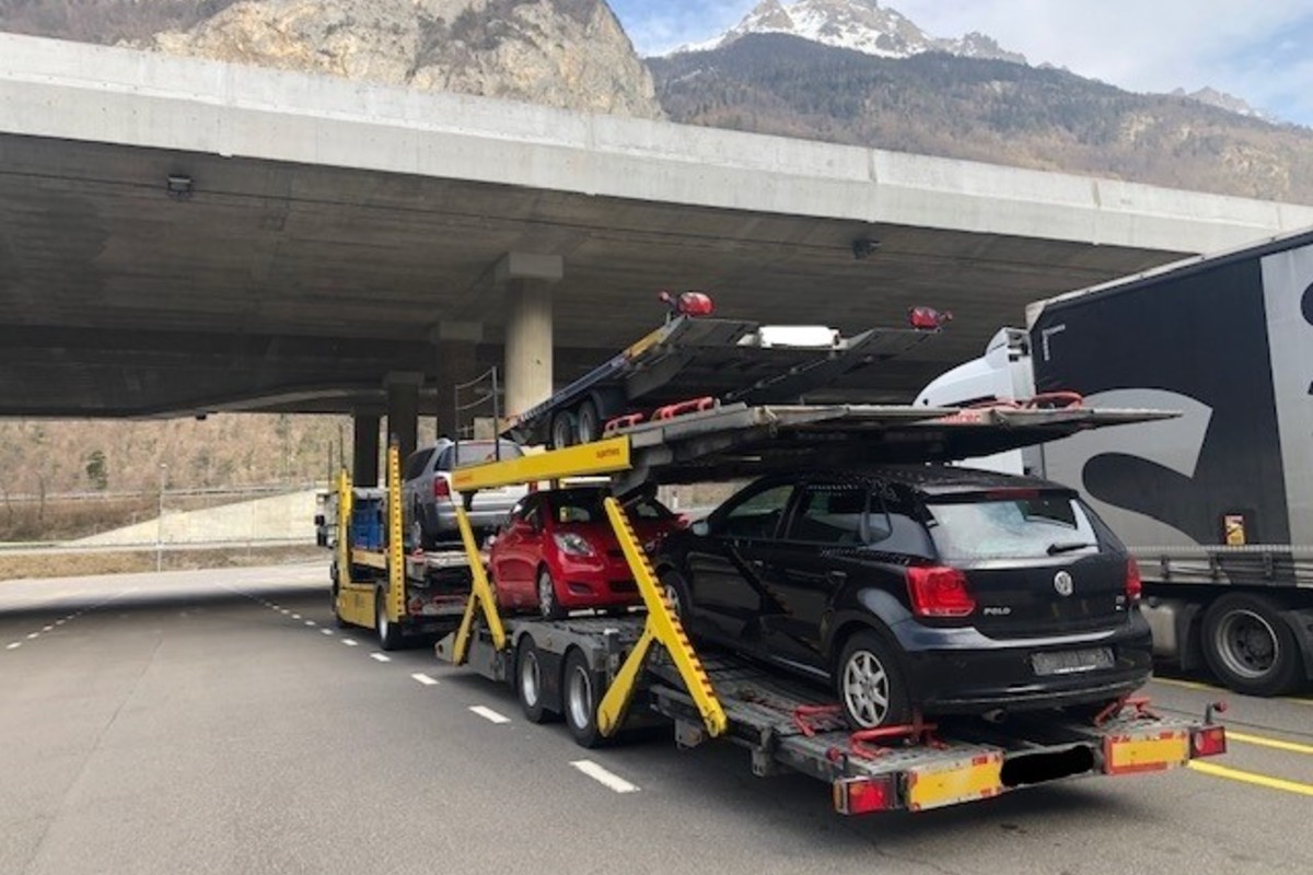 St-Maurice VS - Die Walliser Kantonspolizei verzeichnet mehrere schwere SVG-Verstösse