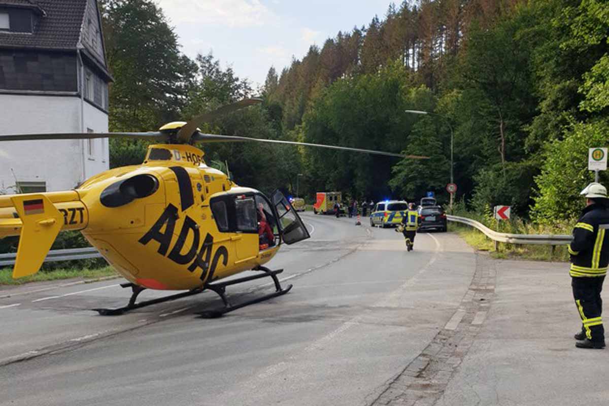 Schwer Unfall in Schalksmühle