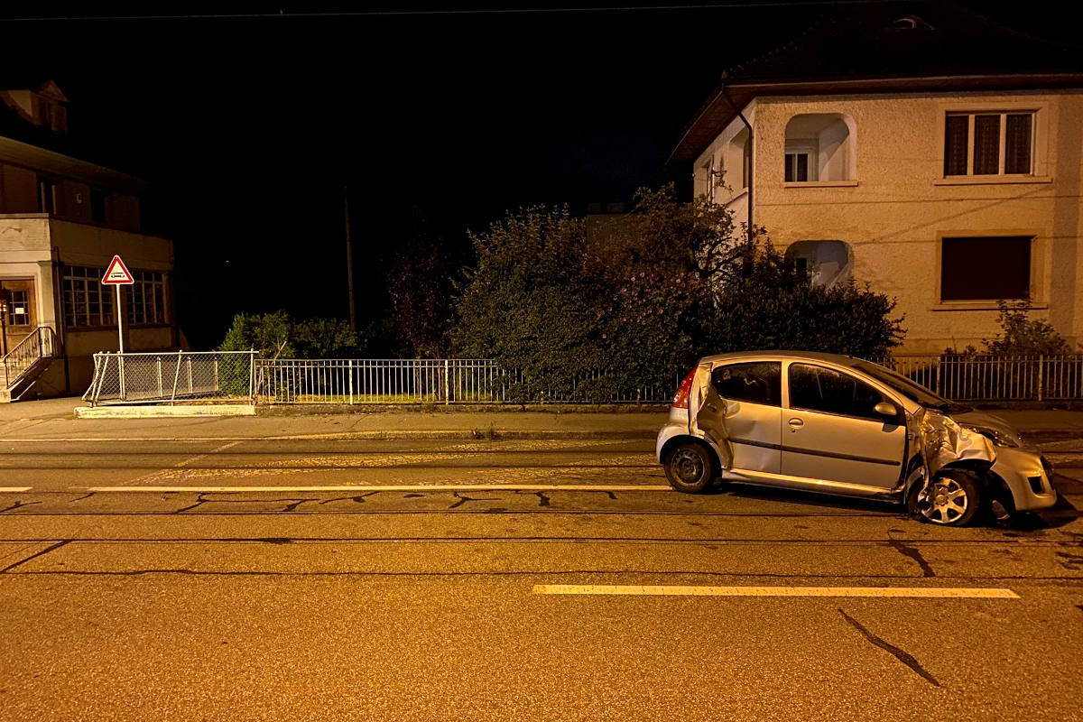 Betrunken Unfall verursacht in Unterkulm