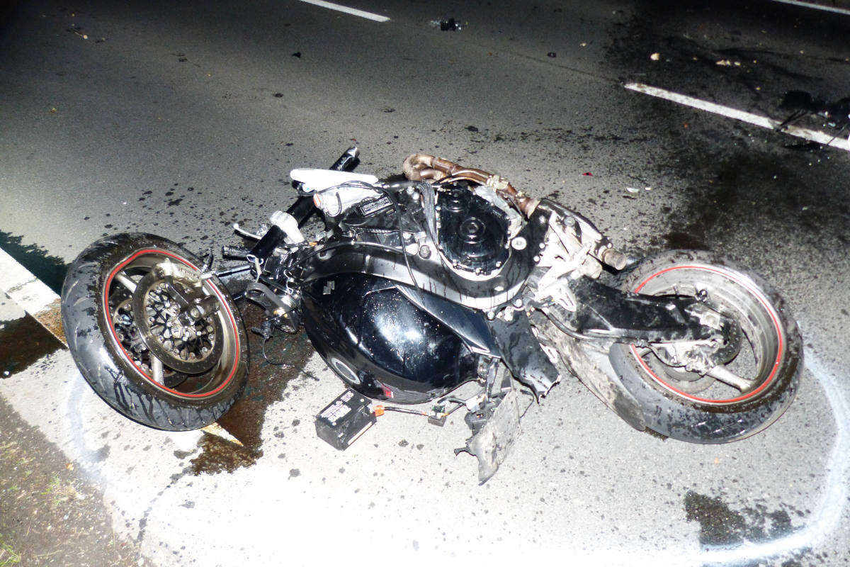 Motorradfahrer bei Unfall in Hückeswagen schwer verletzt