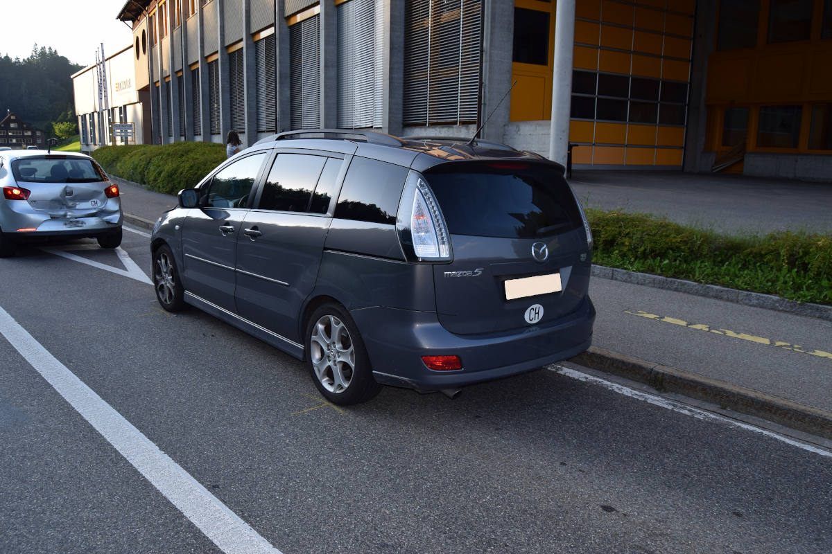 Aus Unachtsamkeit Auffahrkollision verursacht