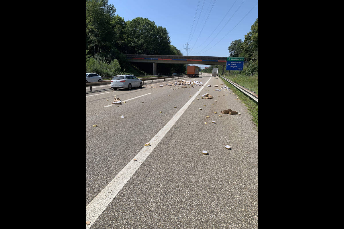 Kollision führte zu Stau auf der Autobahn A3