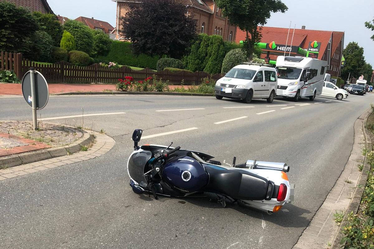 25-jähriger Motorradfahrer bei Unfall schwer verletzt