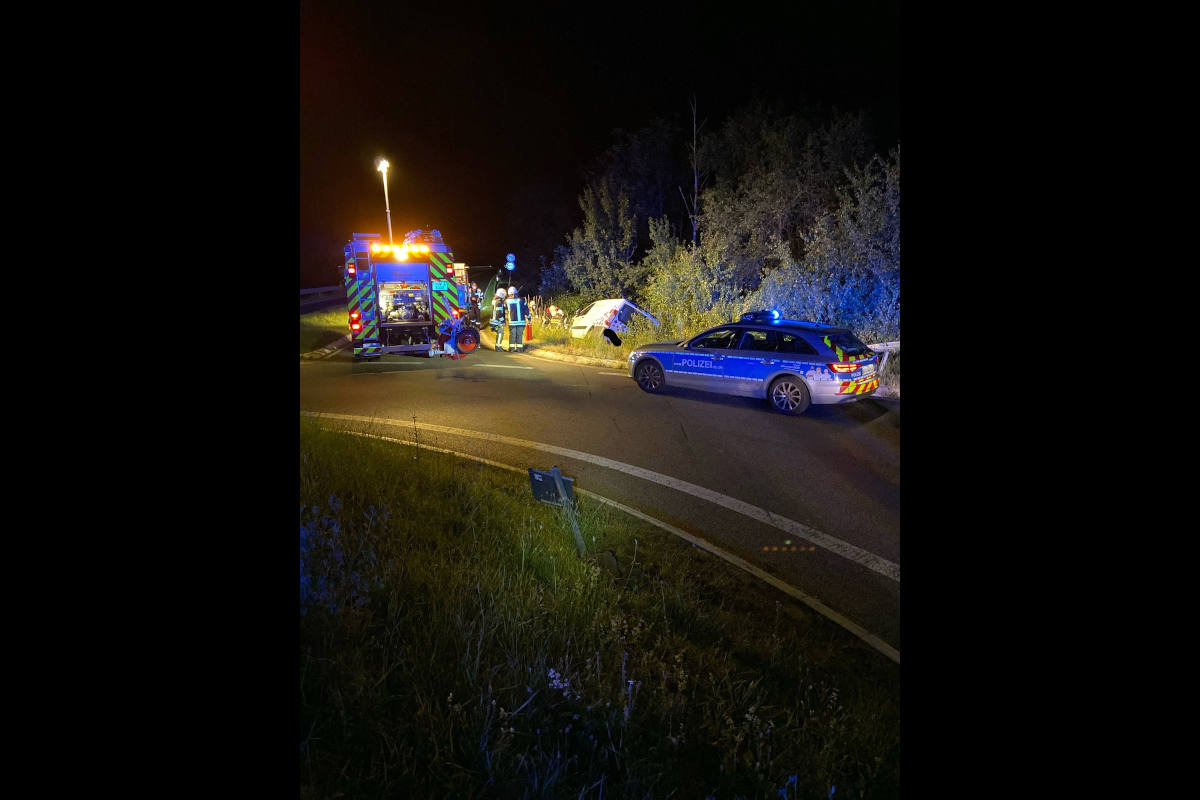 Hoher Sachschaden nach Unfall unter Alkoholeinfluss in Haßloch