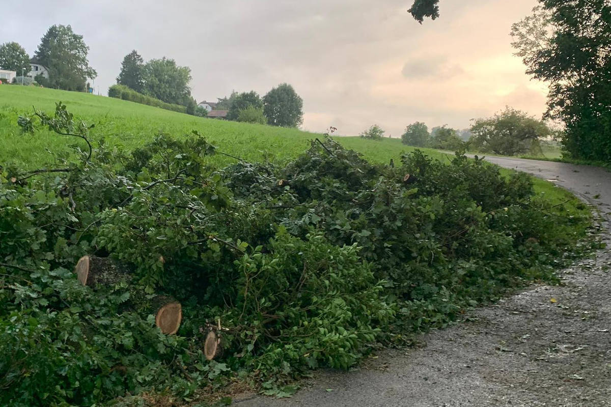 Feuerwehr im Dauereinsatz wegen Unwetter