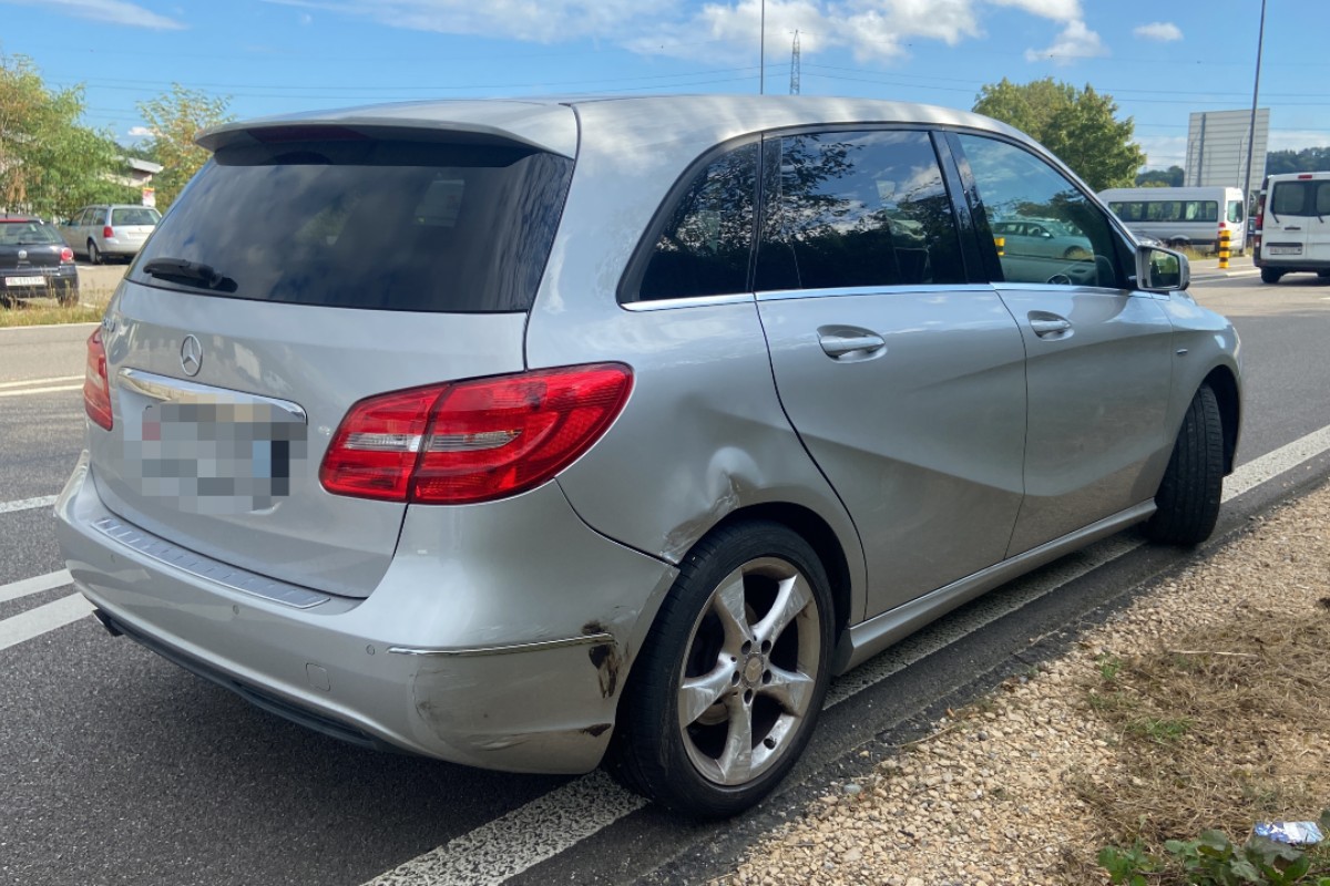 Eiken AG - Unfall im Kreisverkehr noch unklar