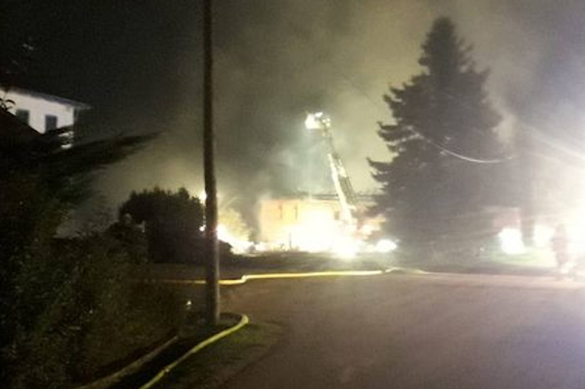 Leerstehendes Bauernhaus geriet in Vollbrand in Rohr im Kremstal