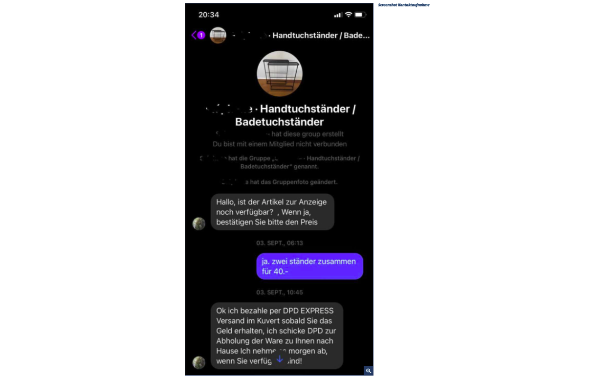 Warnung vor Betrügern auf Facebook Marketplace und Messenger - So versuchen Verkäufer zum Kauf von PCS Mastercard Aufladecoupons zu verleiten