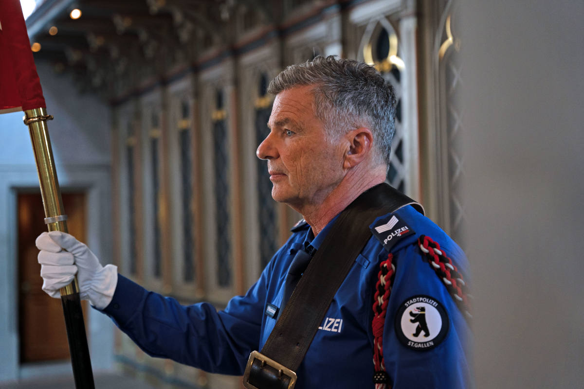 Fähnrich der Stadtpolizei St.Gallen