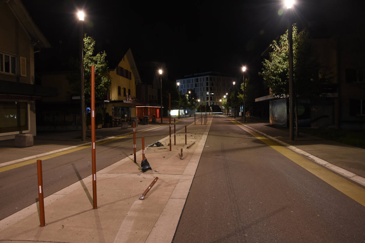 Widnau SG – Nach Selbstunfall geflüchtet